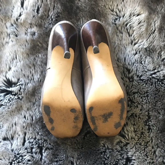 Nine West Stacked Heel Booties - Picture 4 of 8